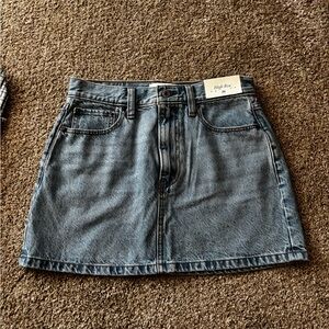 Abercrombie & Fitch Blue Denim Mini Skirt